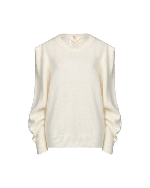 Semicouture Sweater Ivory Alpaca wool Mohair Polyamide
