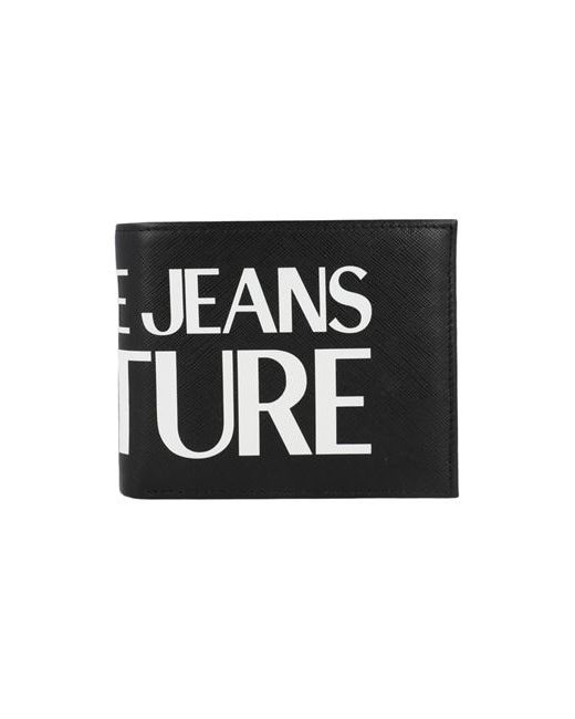 Versace Jeans Logo Printed Bifold Wallet Man Calfskin