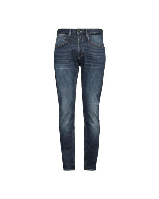 Denham Man Jeans 36W-34L Organic cotton Recycled polyester Elastane Cowhide