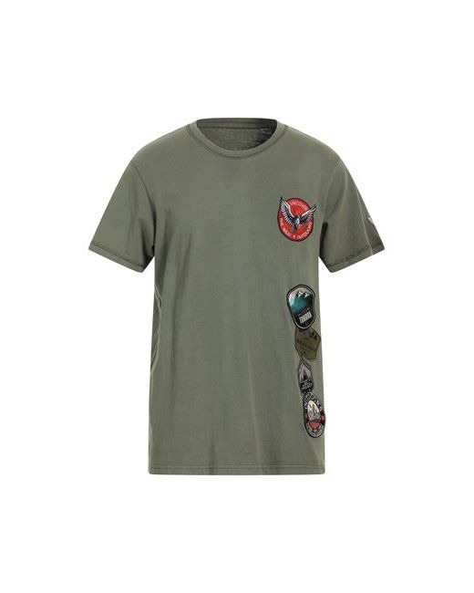Guess Man T-shirt Military Cotton