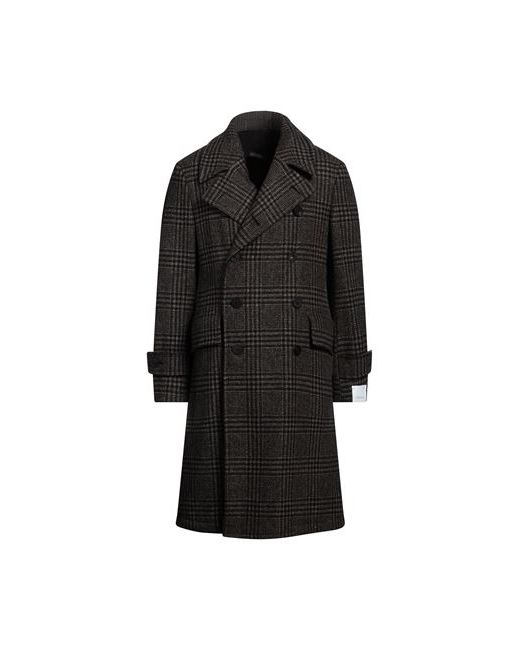 Caruso Man Coat Dark Wool Cashmere