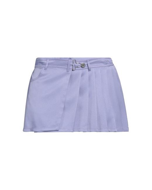 Moschino Jeans Shorts Bermuda Lilac Acetate Silk