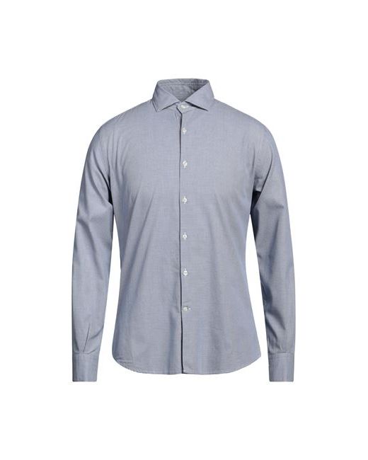 Brooksfield Man Shirt Slate Cotton