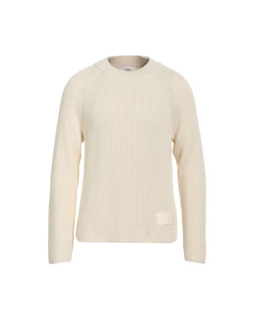 AMI Alexandre Mattiussi Man Sweater Ivory Cotton Wool